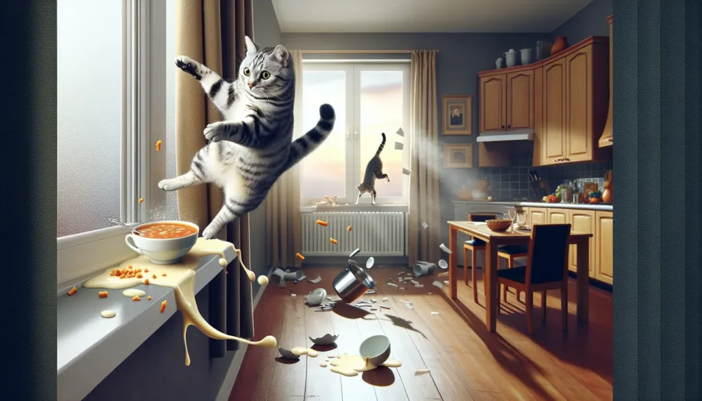 De 10 mest utrolige kattemomentene fanget på film: Fra luftige akrobatiske øyeblikk til klønete vannkatt-tabber